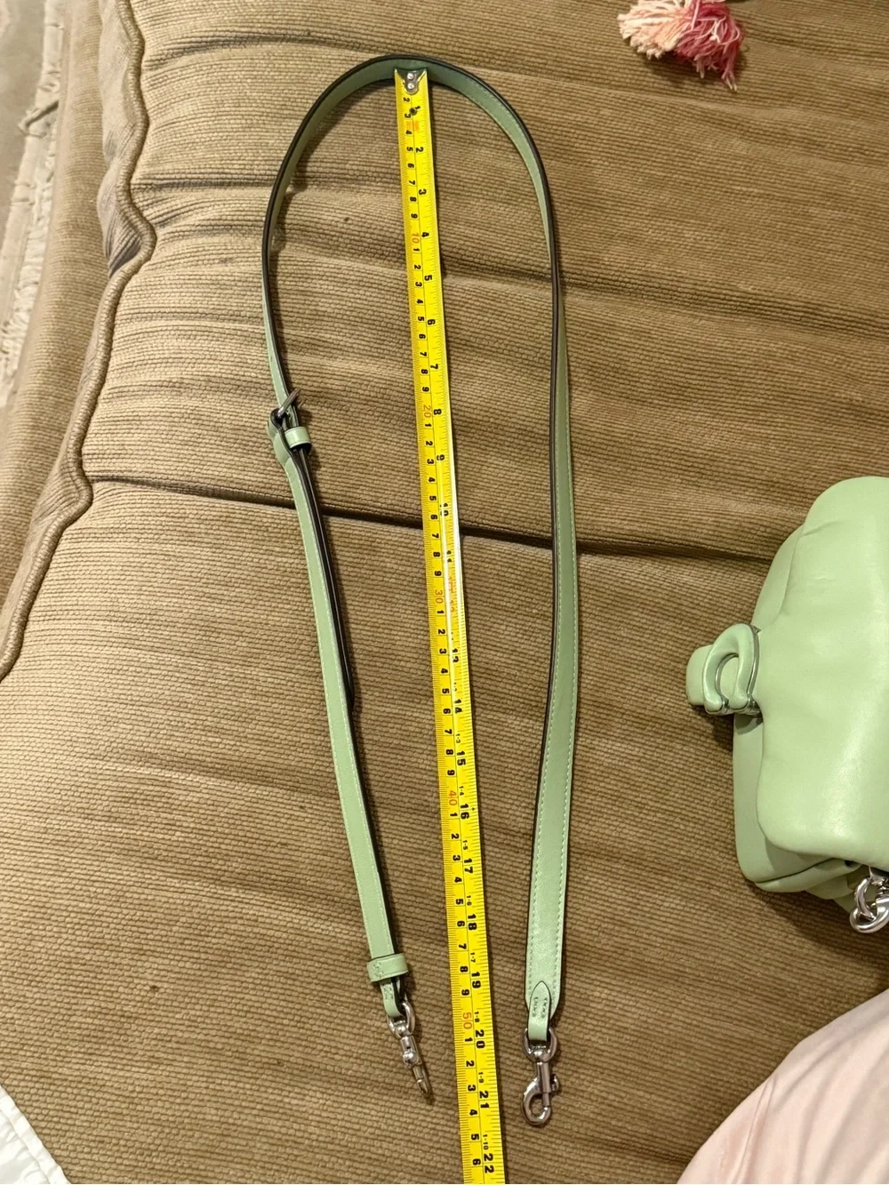 RARE Coach Pillow Tabby in Pistachio ORIGINAL DUST BAG & STRAPS
